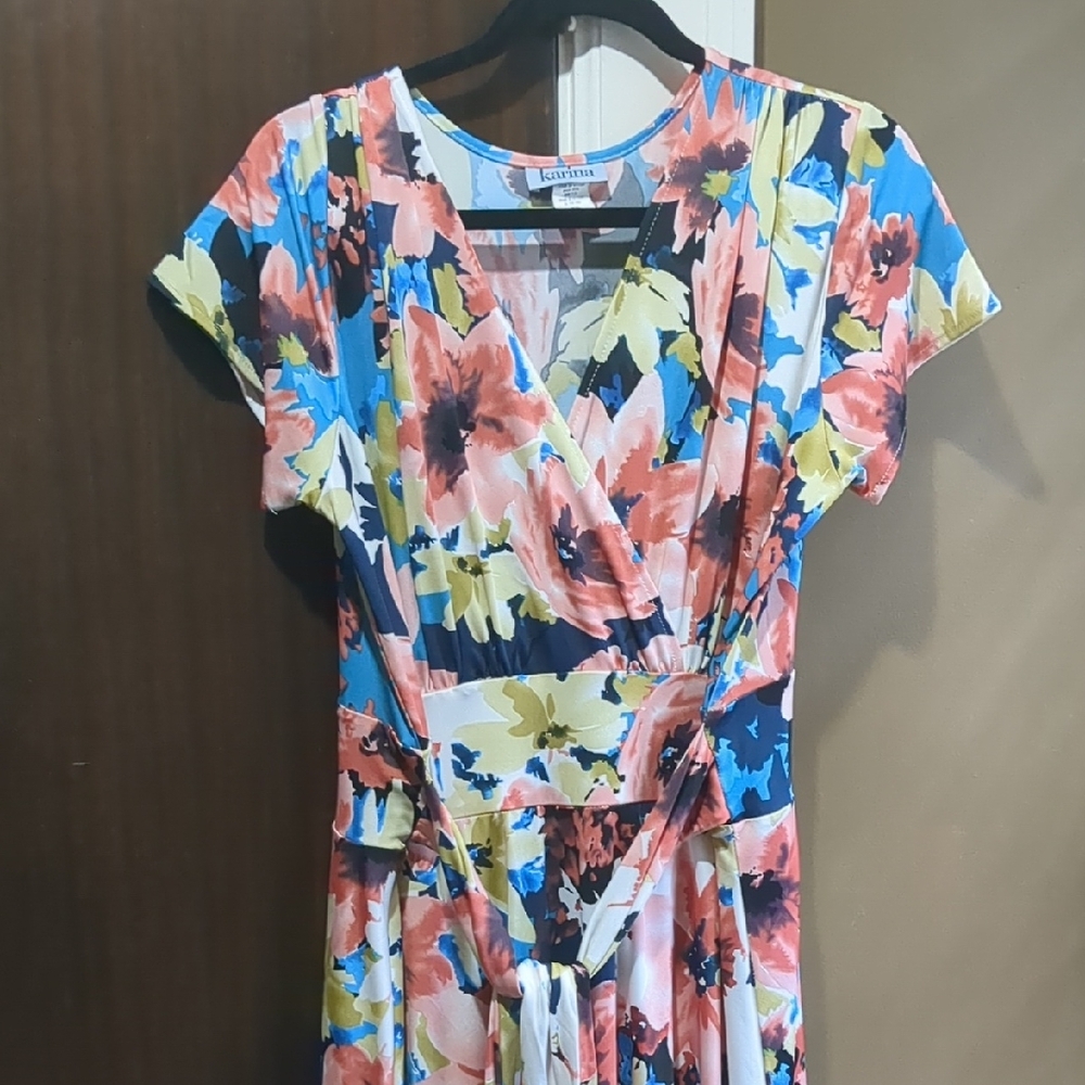 Floral Wrap Dress